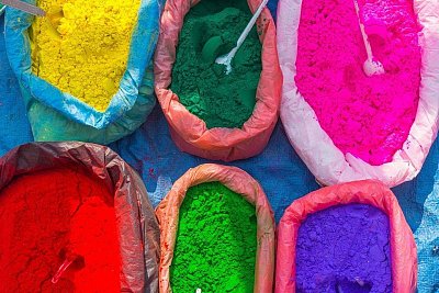 Pigmente Markt Nepal - © pexels via pixabay